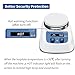 ONiLAB 120℃ 5 inch Round LED Digital Hotplate Magnetic Stirrer with Ceramic Coated Stainless Steel Work Plate, 200-1500rpm,5L,110V,Temp Probe Sensor & Support Stand & Stirring Bar Included