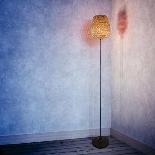 Lampadaire moderne rustique Alpinaluz luminaire de chambre E27 - 3