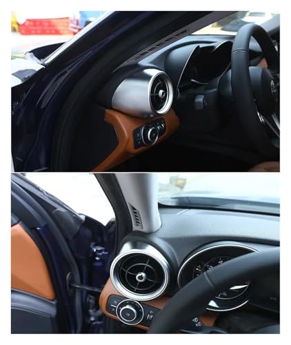 Marco de salida de aire para Alfa Romeo Giulia 2017-2020 en ABS negro mate 5