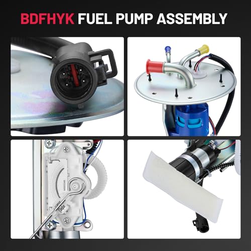 Image of BDFHYK Eletric Fuel Pump Assembly E2364S Compatible with Ford E-150 E-250, E-350 E-450 Super Duty, E-150 E-350 Club Wagon, 2004 2005 2006 2007 2008, Replaces SP2092H
