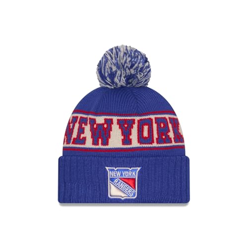 Bonnet de tricot doublé polaire NHL New Era avec logo rétro brodé