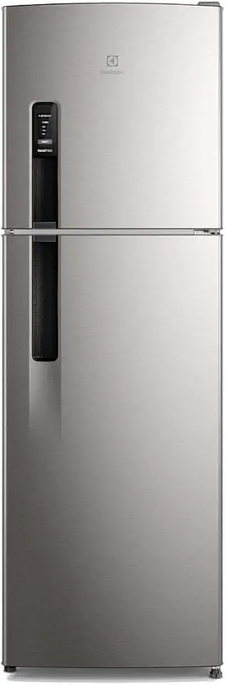 Geladeira Electrolux Frost Free 400L AutoSense Inverter Duplex Inox Look (IF44S)