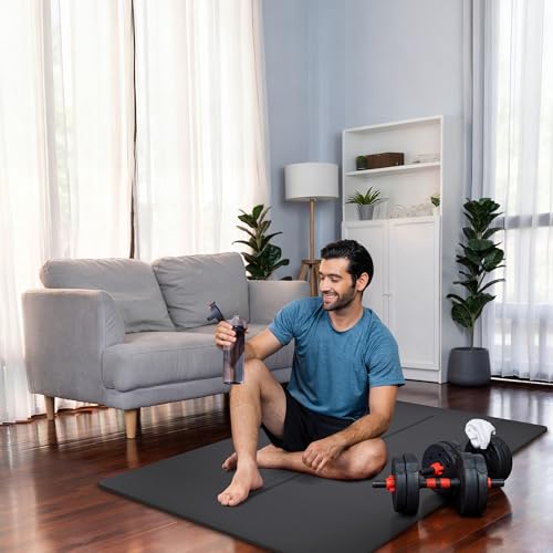 Gogokiwi Large Yoga Mat (6'x4') Extra Wide Workout Mat for Home, Non Slip Fitness & Exercise Mat for Home Gym, Yoga, Pilates, Stretching, and Floor by gogoKIWI - Image 2