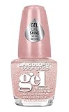 L.A. Colors Gel Shine Nail Polish, Pink Sugar, 0.44 Fl Oz (Pack of 3)