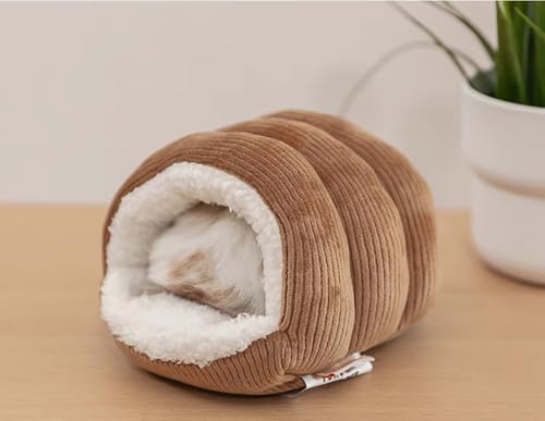 LOS ANDES Cama quente para hamster, esconderijo de porquinho-da-índia, ratos laváveis, ninho de rato