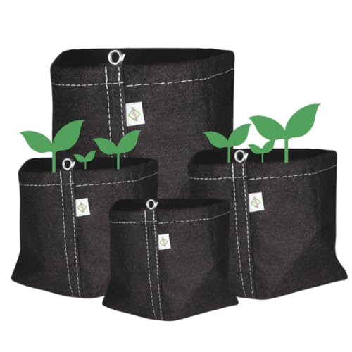 5x Stabile Viereck-Töpfe 11 Liter - Ideal Für Pflanzen & Indoor-Growing