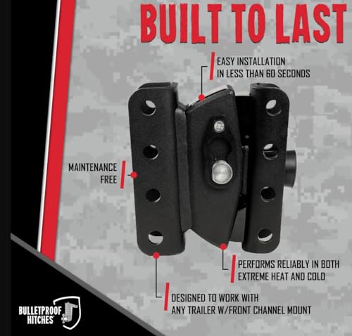 BulletProof Hitches - Extreme Duty Road Suppressor Channel to Channel Trailer Coupler Rated to 36,000 lbs - Shock Absorbing Hitch Coupler to Reduce Vibrations for a Smoother Ride by BulletProof Hitches - Image 3