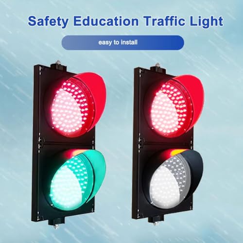 LED Ampel mit Fernbedienung, wasserdichte Funk-Signalleuchte für Fahrschule und Kindergarten