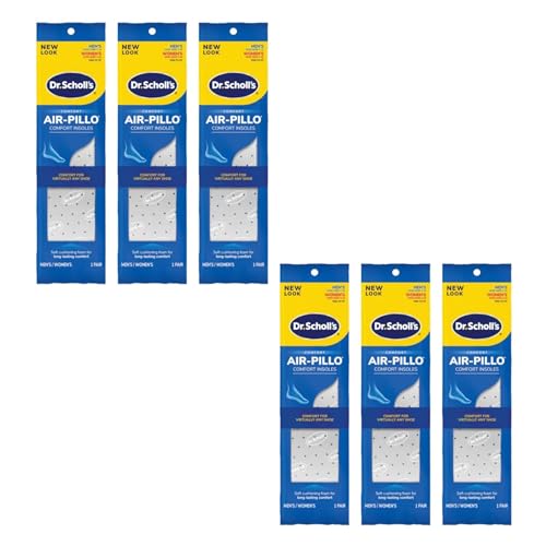 Plantillas Dr. Scholl's AIR-PILLO Ultra Suaves 6 Pares