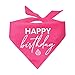 Happy Birthday Cupcake Dog Bandana (Assorted Colors)