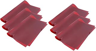 OSALADI 6 Pcs Red Headlight Filter Gel Filter Cards Lighting Filter Transparency Film Filters Photography Red Color Filter Dark Red Filter Red Lens Filter Gelt Camera Flash