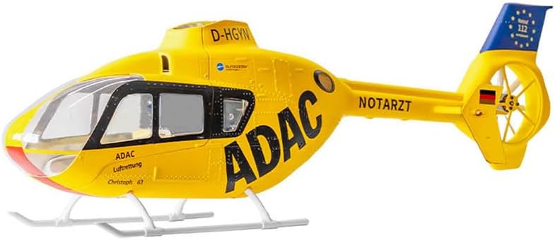 RC Flying Wing EC135 Scale Helicopter Fuselage ADAC KIT Version