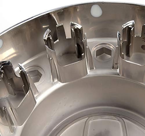 Miniatura 5 de G-PLUS Tapacubos centrales cromados para rueda trasera de camión de 1 tonelada compatibles con Dodge Ram 3500 2011-2016, 2 unidades