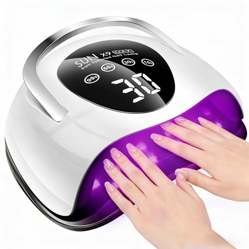 LadyMisty 268W UV LED Nail Lamp, 2026 Upgrade UV Light