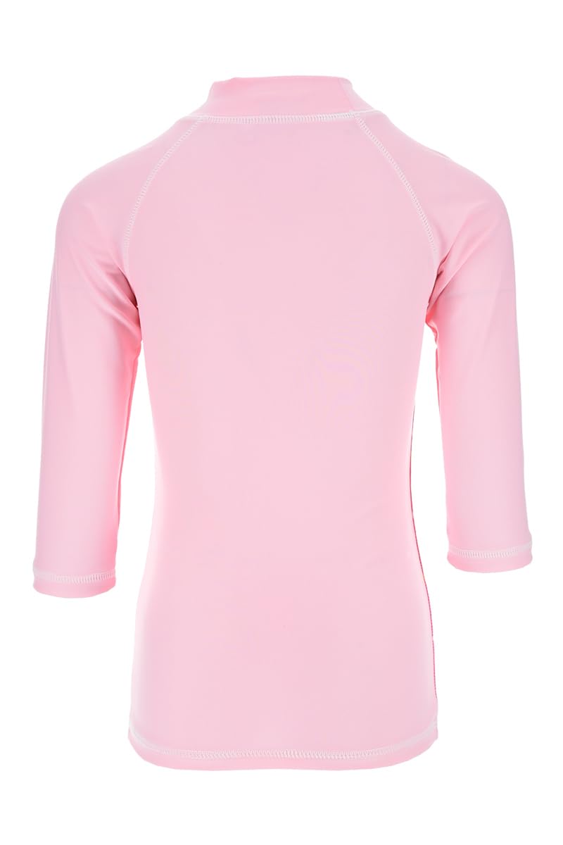 Disney Minnie Mouse Bañador para Niñas, Traje de Baño Proteccion UV Conjunto de Natación, Camiseta de Baño, Talla 4 Años - Rosa