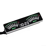 Floweringbeter Musik für Spektrum-Pegelanzeige mit LED-VU-Meter und RGB-Hintergrundbeleuchtung, synchronisiert mit Klangfrequenzen, Stromversorgung über USB