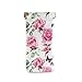 ZZAEO Sunglasses Pouch Squeeze Top Portable Microfiber Leather Eyeglass Case for Women (Pink Rose)