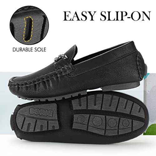 Hawkwell Kids Casual Penny Loafer Moccasin Dress Driver Shoes(Toddler/Little Kid/Big Kid)3