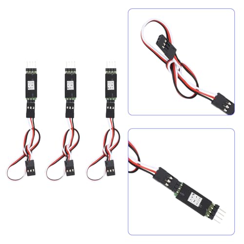 Interruptor de Controlador RC, Tercer Canal Control Remoto Coche Luz Receptor Cable Extensión del Sistema Modelo Luces Controller Piezas Automóvil Accesorios Encendido Switch Electrónico Relé Pieza - imagen 8