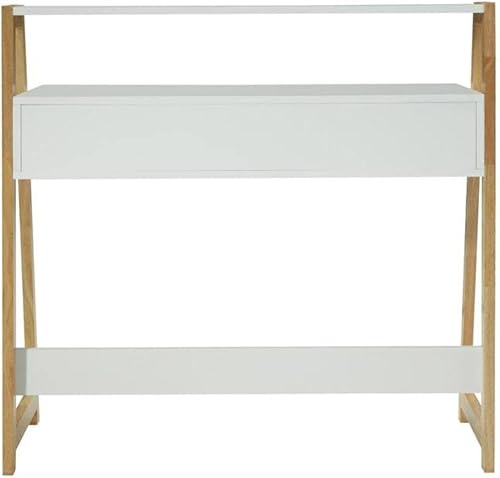 Miniatura 6 de 4D Concepts Heidi Collection - Escritorio de madera blanca y natural