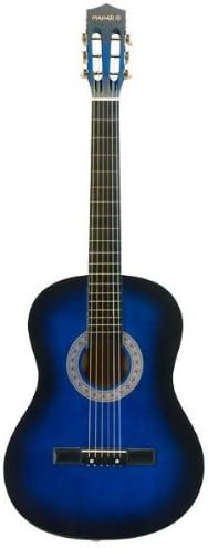 38" Blue Acoustic Guitar