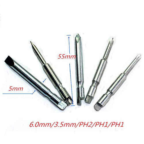 Gaetooely 260MM Spiral Screw Driver Hand Pressing Ratchet Screwdriver with Slotted and Phillips Screwdriver Bits