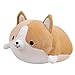 Mignon en Peluche Chien de Corgi, Doux Mignon Shiba Inu Akita Peluches Animaux pour Enfants Peluche Canapé Décor Cadeau d'anniversaire Saint-Valentin Situation Actuelle,Marron,50cm