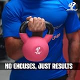 JIMWALT Premium Half-Coated Neoprene Kettlebell — view 7