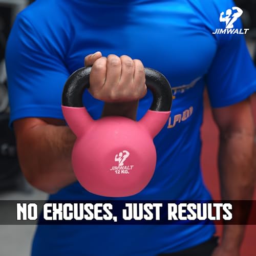 JIMWALT Premium Half-Coated Neoprene Kettlebell - Image 7 of 10