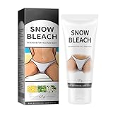 Skin Lightening Cream, Underarm Brightening Cream, Bleaching Cream for Intimate Area, Dark Spot Remover for Body, Underarm, Knees, Elbows, Inner Thigh, Bikini Area, Armpit, 2 oz
