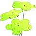 Produktbild SUNPLAY "Sonnenfänger Blumen in GRÜN, 3 Stück je 20 cm Durchmesser im Set + 70 cm Schwingstäbe