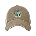 Sandwich Cap Baseball Hat Adjustable Fashion Outdoors Donate_Life Logo Sunhat Unisex Natural