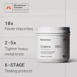 Best Creatine for Women Over 40: A Trainer's Honest Guide to Muscle, Energy & Brain Health 2 Momentous Creatine Monohydrate Powder, 5g per Serving, Unflavored