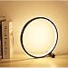 Produktbild JIJIU Nachtlicht Helle Moderne Nachtbett Lampe Schlafzimmer. D30CM 5500k Schwarz