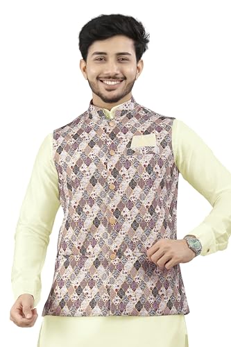 Image of Trustous Traditional Men's Kurta Koti Set (3 PCS SET)