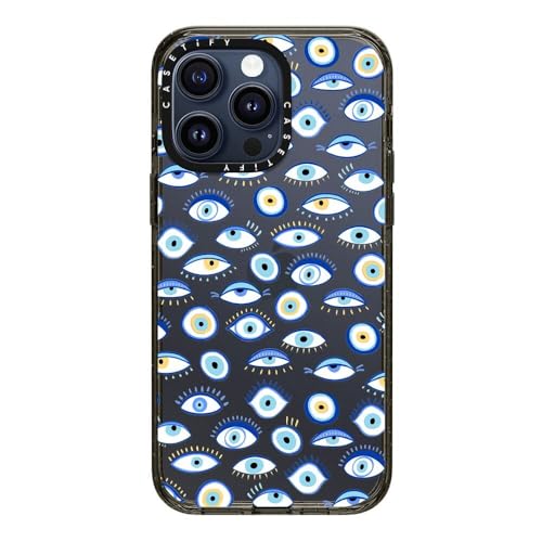 Coque iPhone 15 Pro Max protectrice CASETiFY Impact motif imprimé noir