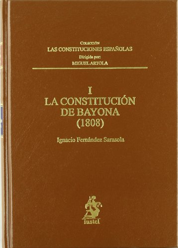 Portada de La Constitucion de Bayona