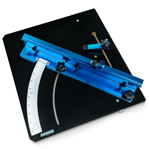 POWERTEC 71403 Table Saw Crosscut Sled, Woodworking Jig and Hardware Kit for Precise Cuts