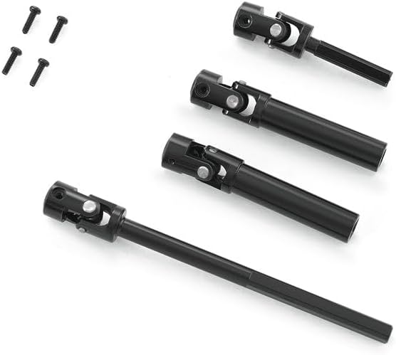 FMS 1/18 Rc Car Parts RC Crawler RC Trucks Parts Replacement Accessory for Hummer Ev:Metal Universal Joint Drive Shaft