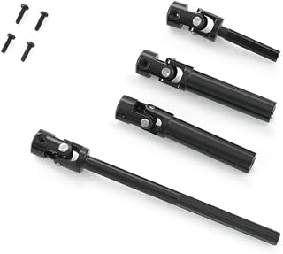 FMS 1/18 Rc Car Parts RC Crawler RC Trucks Parts Replacement Accessory for Hummer Ev:Metal Universal Joint Drive Shaft