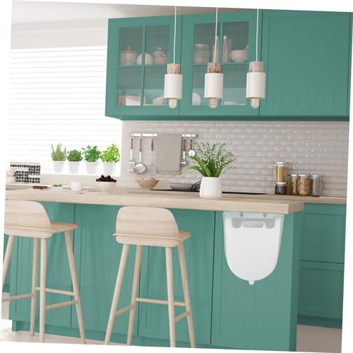 Caneca de basura rectangular para cocina con montaje en pared miniatura 5