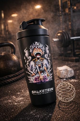 Image of Stainless Steel Gym Shaker Bottle 750ml | Leak Proof Protein Mixer Shaker | BPA Free | Metal Sports Water Bottle for Gym, Workout & Fitness