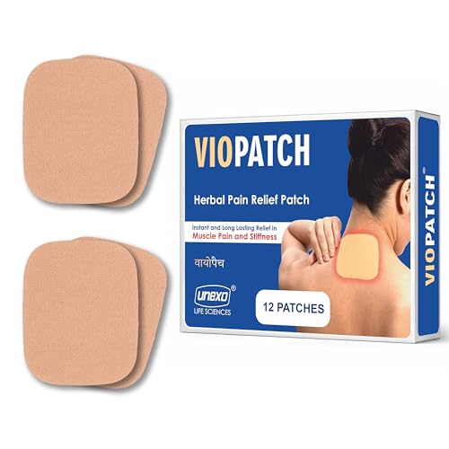 Image of Viopatch Natural Herbal Instant Relief Patch for Muscular & Joint Pain, No Side Effects, 12 Count