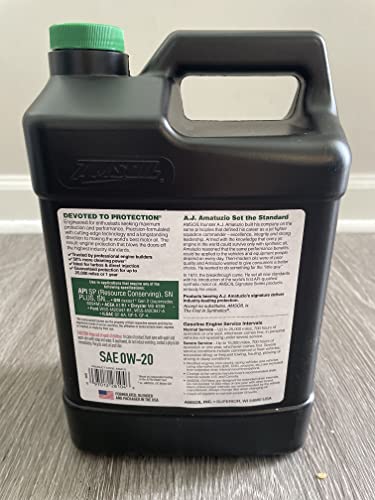 AMSOIL Signature Series 0W-20 Synthetic Motor Oil - Gallon