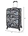 LUCAS Designer Luggage - Expandable 28 Inch Softside Bag with Pattern- Durable Large Ultra Lightweight Checked Suitcase with 4-Rolling Spinner Wheels (Diva)
