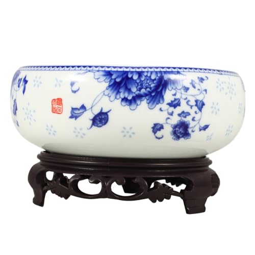 SEWOART Vaso Per Bonsai in Ceramica Contenitore Idroponico Per Piante Vaso Da Giardino Per Narcisi e Ninfee Adatto Per Casa Ufficio e Balcone Per Decorazione Del Giardino Festa Della Mamma