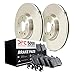 Dynamic Friction Company Front Brake Rotors with 5000 Advanced Brake Pads includes Hardware 6512-63166