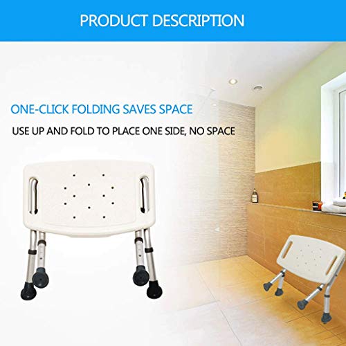 Tabouret de douche médical pour handicapé avec siège de bain confort - 4