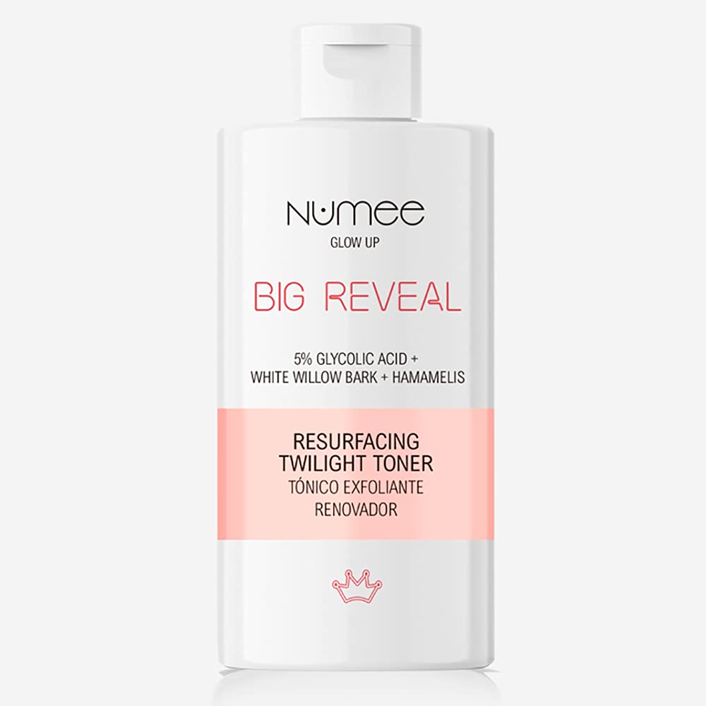 NumeeClean Beauty Glow UP Big Reveal Resurfacing Twilight Toner | Improves The Look & Feel of Your Skin | Vegan & Cruelty Free | Suitable for Normal Skin | 150ml