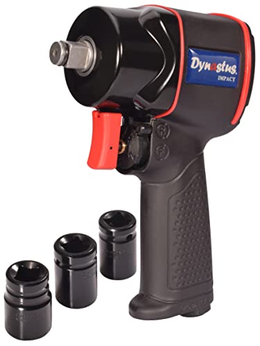Dynastus 1/2-Inch Ultra Compact Composite Twin-Hammer Air Impact Wrench #TOP11